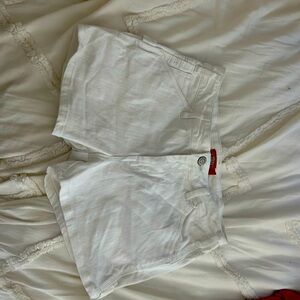 White Jean Shorts from Dickies!